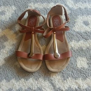 Modern Rebel leather flat sandals